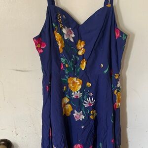 Old Navy Floral Blue Dress